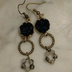 Pretty Earrings - Black Dragon Gold ✨🖤